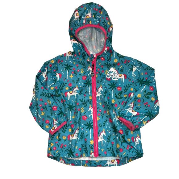 Frugi Girls Rain Or Shine Jacket 2-3Y